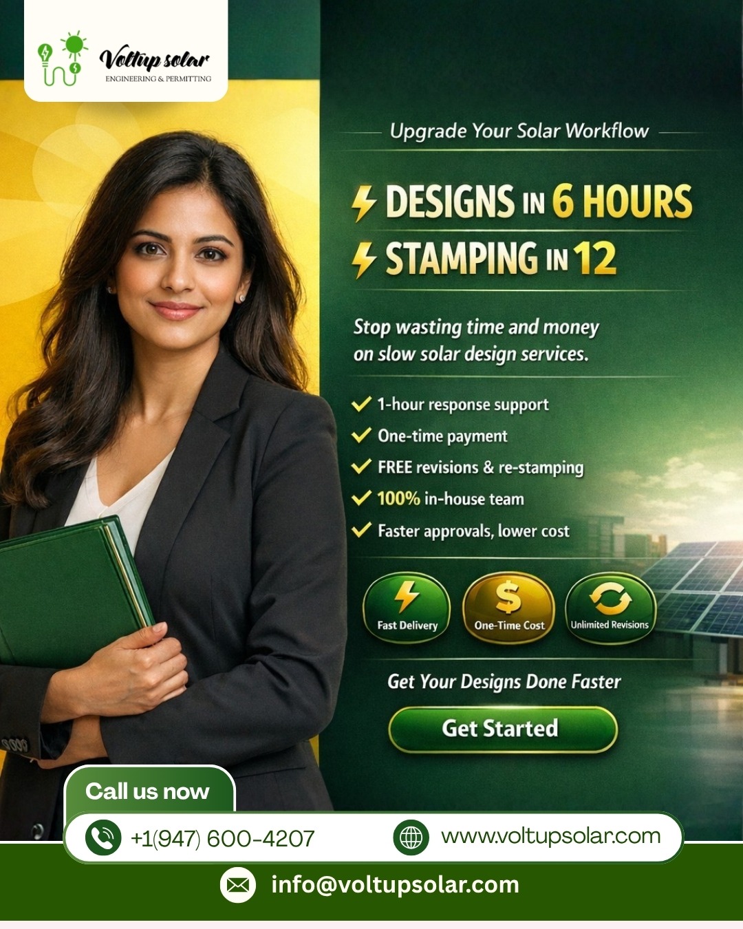 Rapid Delivery – Permit designs in ~6 hours, stamping within 12 hours